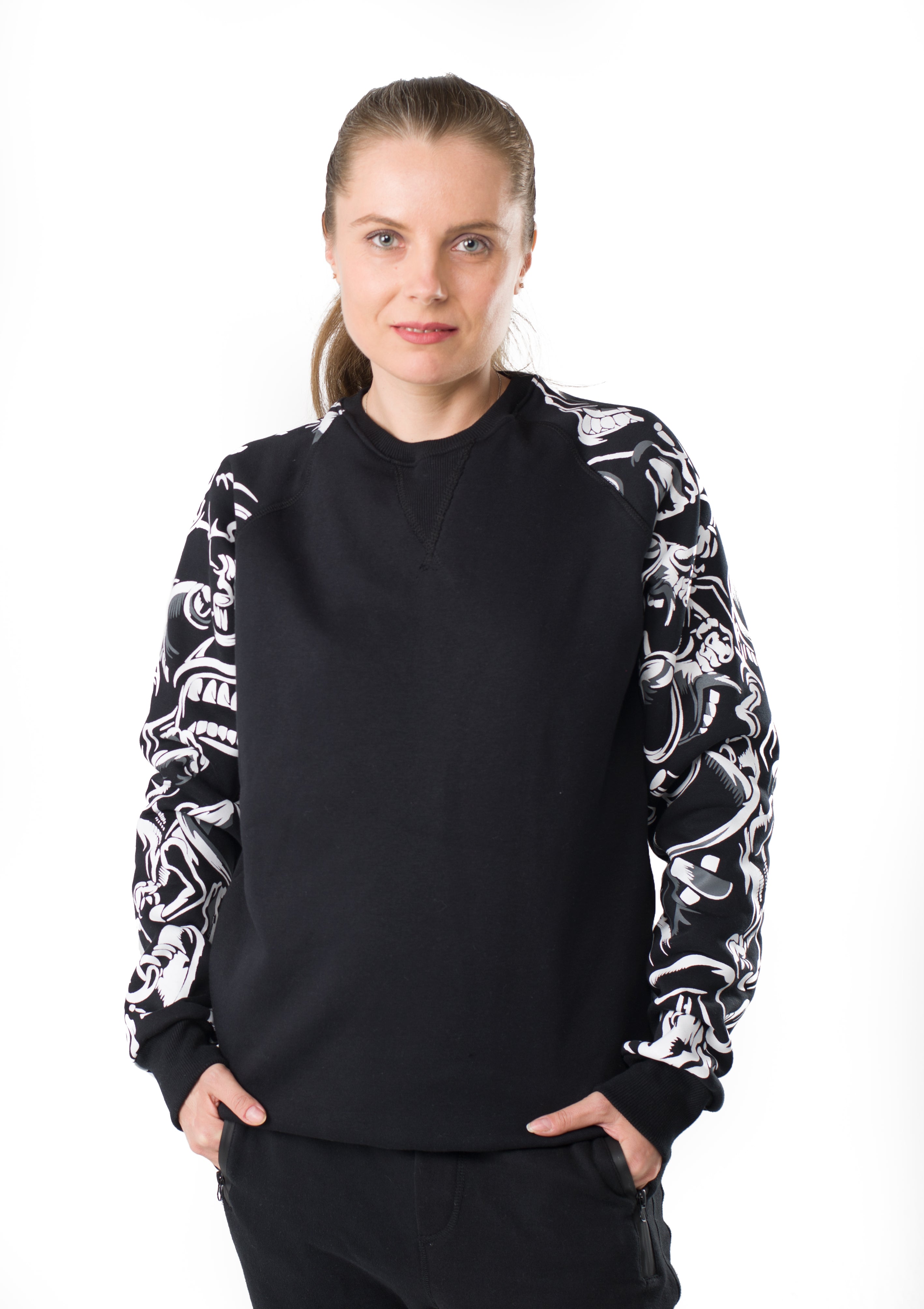 Cotton Printed jum-133- black For Her